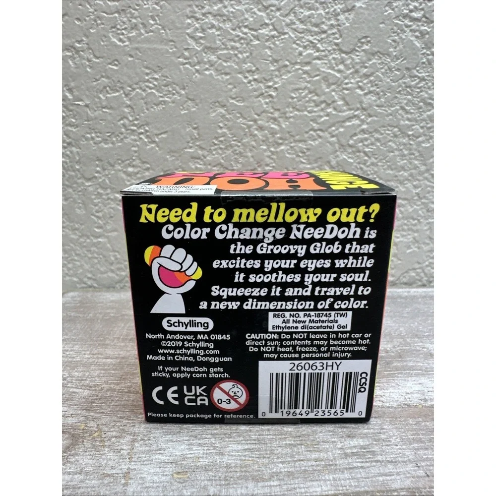 $16 🌙Nee Doh Color Change Pink Ball - Squish & Watch Sealed TikTo Viral!